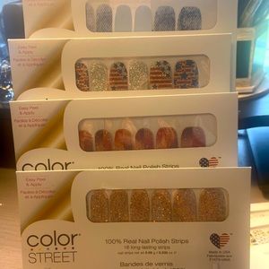 Color Street Glitter/Design Nail Strips